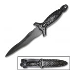 Black Widow Kriss Dagger with Leather Sheath