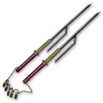 Manga Hooked Chain Swords