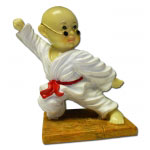 Blocking Kung Fu Monk