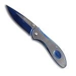 Blue Ice Folding Knife