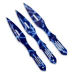 Blue Lightning Throwing Knives