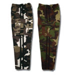 Camouflage Karate Cargo Pants