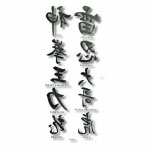 Chinese Kanji Temporary Tattoos