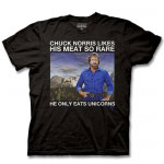 Chuck Norris Eats Unicorns T-Shirt