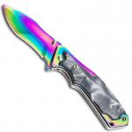 Dark Rainbow Pocket Knife