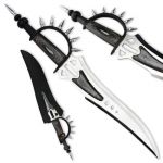 Silver Spike Dark Warrior Sword