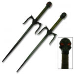 Dark Skull Sai Set