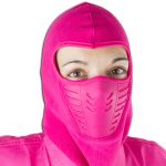 Deluxe Pink Ninja Mask - Pink Ninja Face Mask - Ninja