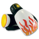 Flame Boxing Gloves