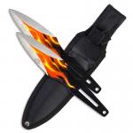 Flaming Angel Throwing Knives