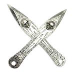 Flaming Skull Throwing Knives