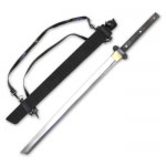 Full Tang Ninjato with Black Scabbard