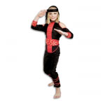 Girls Velvet Ninja Costume