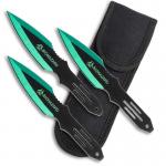 Green Gasher Throwing Knives
