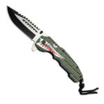 Green Warhawk Pocket Knife