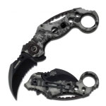 Grey Skull Zombie Killer Karambit
