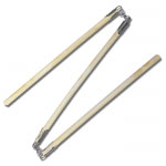 Handmade Wax Wood Three-Section Staff