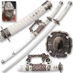 Imperial White Ceremonial Katana