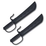 Indestructible Plastic Butterfly Swords (Pair)