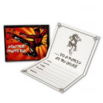 Karate Dojo Party Invitations