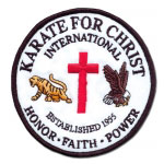 Karate for Christ International Patch