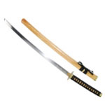 Steel Katana with Wood Scabbard