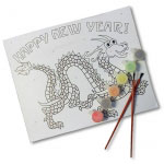 Kids Dragon Watercolor Paint Set