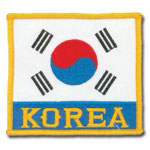 Korea Flag Patch