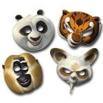 Kung Fu Panda Party Masks