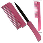 Lady's Pink Comb Knife