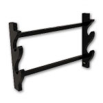 Large Two Sword Wall Rack