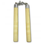 Long Chain Wooden Nunchaku
