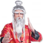 Martial Arts Master Wig and Beard Set