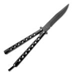 Midnight Black Butterfly Knife