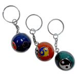 Mini Baoding Ball Keychain
