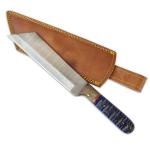 Modern Damascus Seax Knife