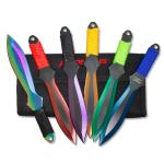 Multicolor Broadhead Throwing Knives