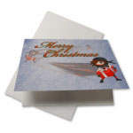 Ninja Santa Christmas Greeting Cards (5-Pack)