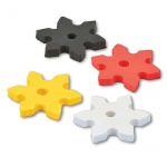 Ninja Star Erasers (12-Pack)