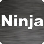 Ninja Text Vinyl Car Decal