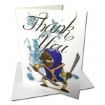 Ninja Thank You Cards