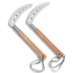 Oak Kama With Grooved Handle