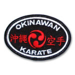 Okinawan Karate Oval Patch