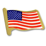 Patriotic Flag Lapel Pin