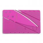 Pink Hidden Credit Card Knife