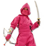 Pink Ninja Warrior Costume