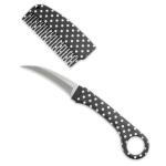 Polkadot Karambit Comb Knife