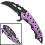 Purple Raven Claw Assisted Folding Knife