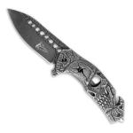 Raging Skull Pocket Knife