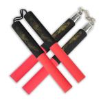 Red and Black Foam Nunchaku
